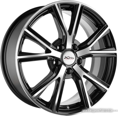 Литые диски X'trike X-122 18x7.5" 5x114.3мм DIA 67.1мм ET 45мм BK/FP