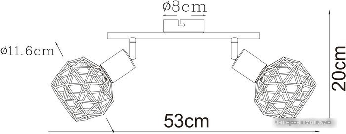 Спот Arte Lamp Sospiro Bianco A6141AP-2WH