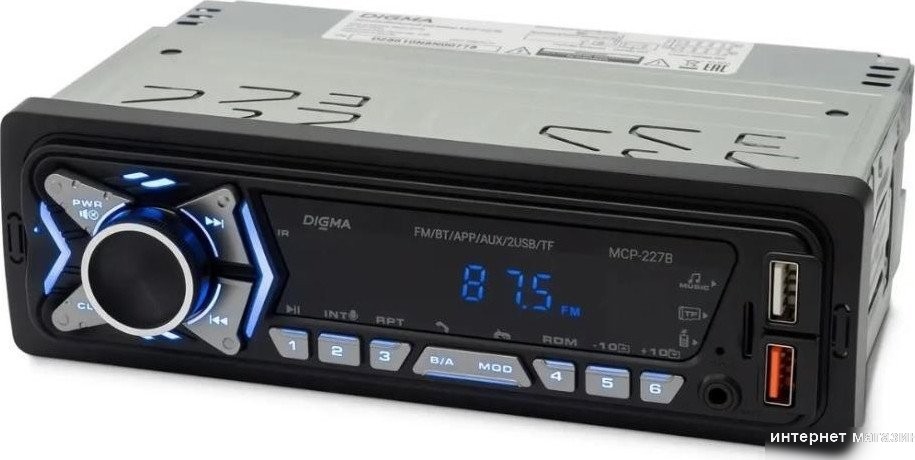 USB-магнитола Digma MCP-227B