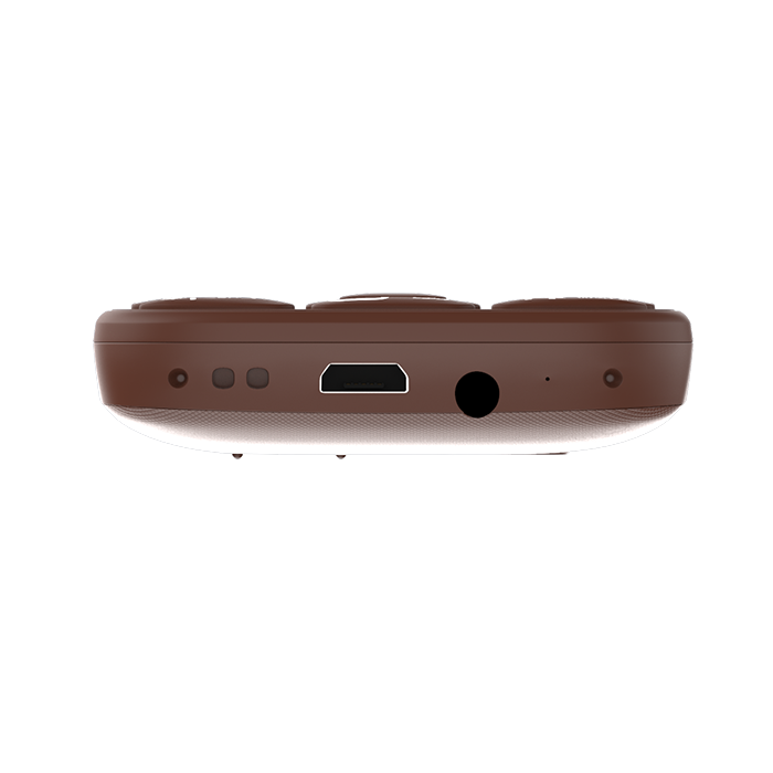 Кнопочный телефон Maxvi B100 (коричневый)