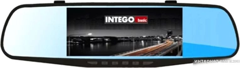 Видеорегистратор для авто Intego Basic VX-455MR с картой памяти 32GB