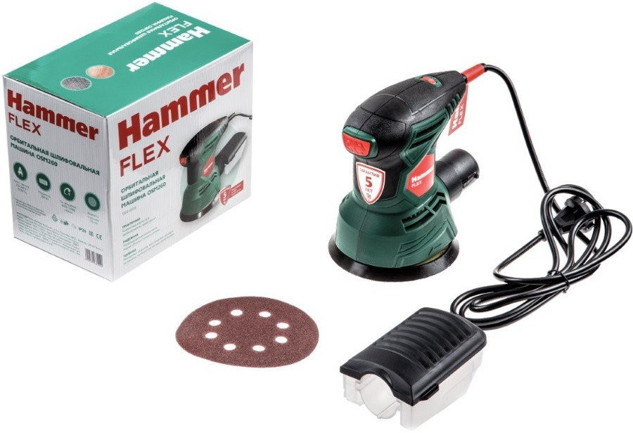 Эксцентриковая шлифмашина Hammer OSM260