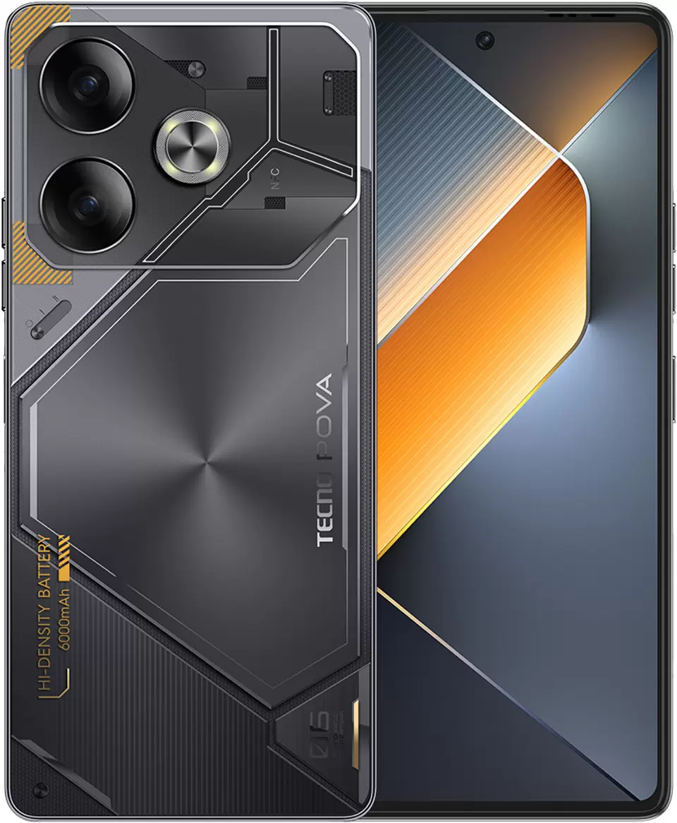 Смартфон Tecno Pova 6 12GB/256GB (серый метеорит)