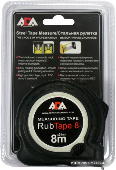 Рулетка ADA Instruments RubTape 3 A00157