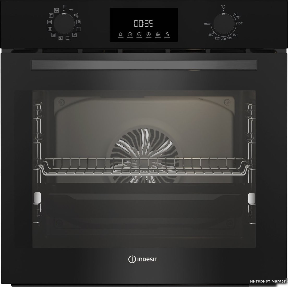 Электрический духовой шкаф Indesit IBFTE 3841 BL