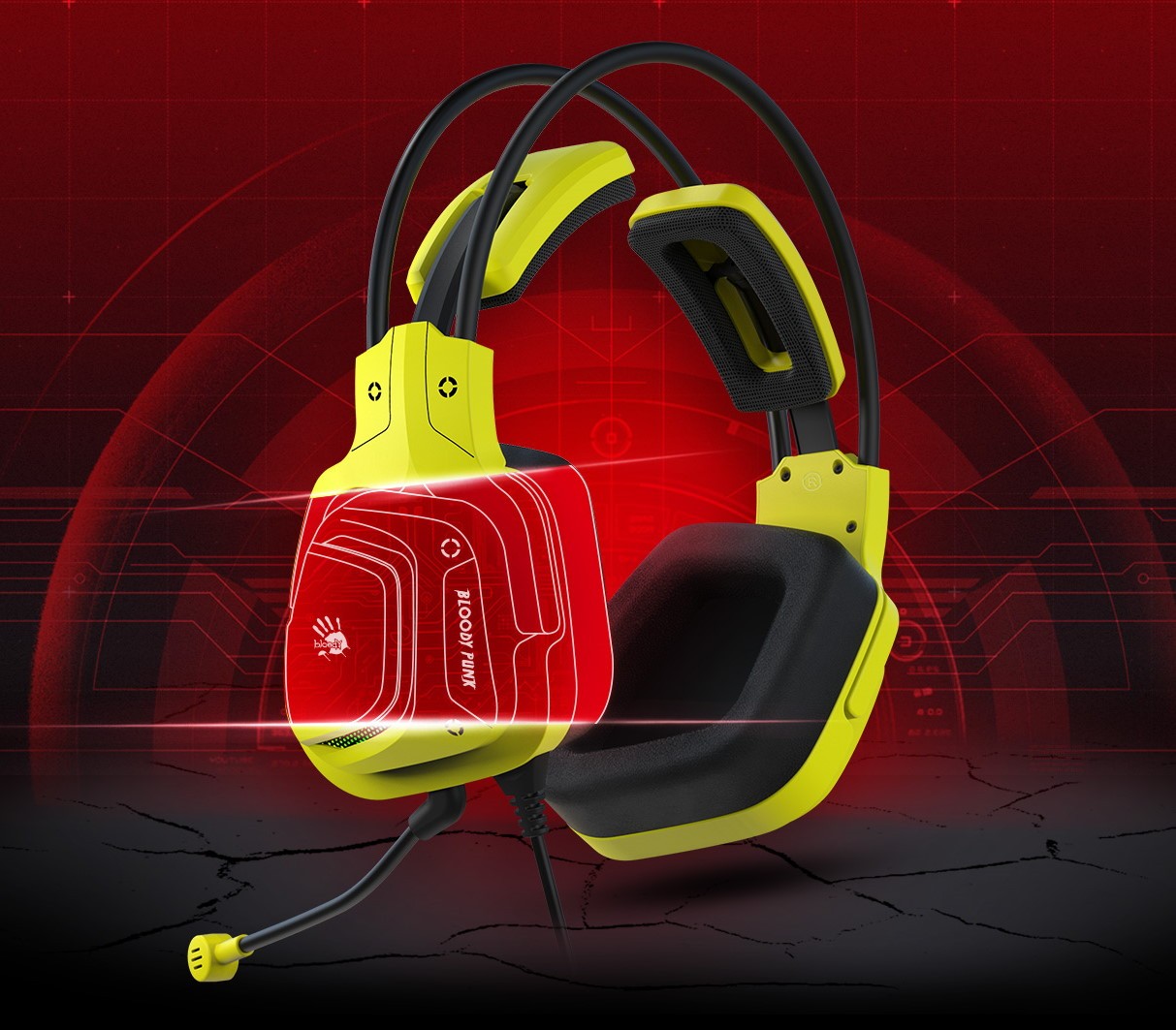 Наушники A4Tech Bloody G575P (желтый)