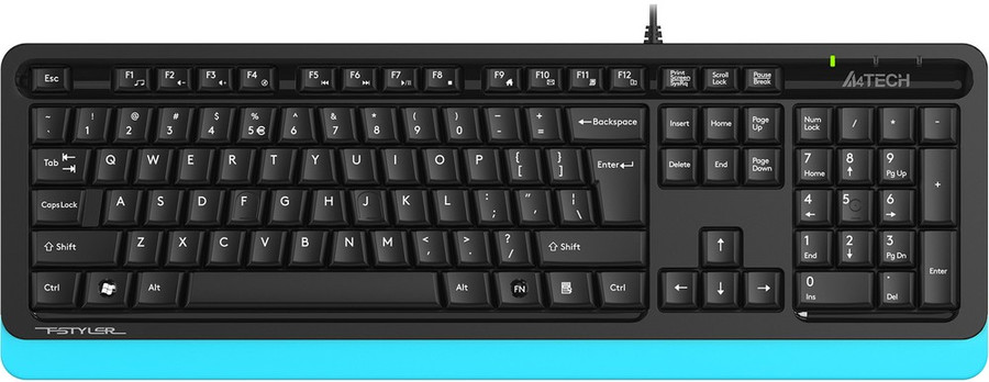 Клавиатура A4Tech Fstyler FKS10 (черный/синий)
