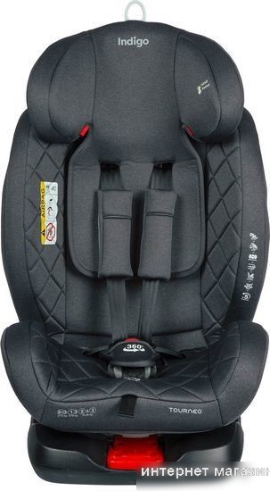 Детское автокресло Indigo Tourneo Isofix (черный)