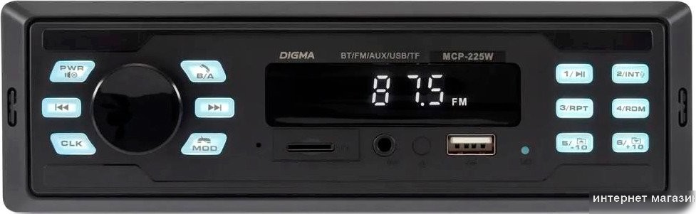 USB-магнитола Digma MCP-225W
