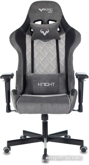 Кресло Бюрократ Viking 7 Knight Fabric (серый)
