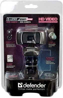 Web камера Defender WebCam G-Lens 2597 HD720p