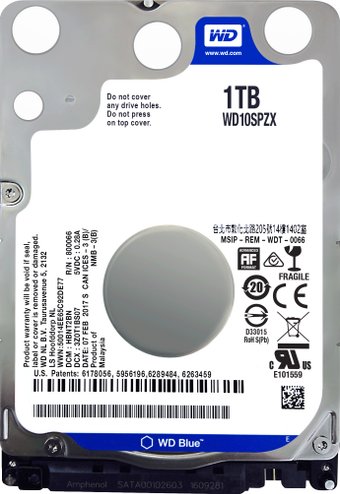 Жесткий диск WD Blue 1TB [WD10SPZX] (уценка)