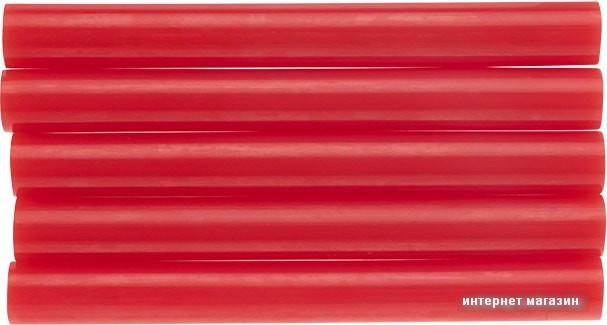 Клеевые стержни Rexant 09-1229 (6 шт, красный)