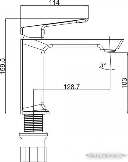 Смеситель Maxonor Pure Life PL1090-9