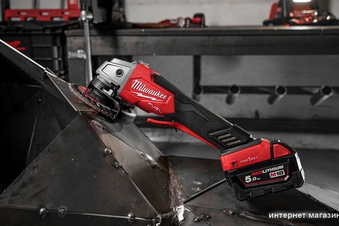 Угловая шлифмашина Milwaukee M18 ONEFSAG125XPDB-0 Fuel One Key 4933478434 (без АКБ)