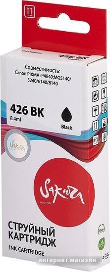 Картридж Sakura Printing SI4556B001 (аналог Canon 426 BK)