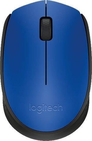 Мышь Logitech M171 Wireless Mouse синий/черный [910-004640]
