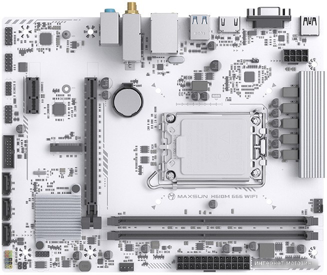 Материнская плата Maxsun MS-H610M 666 WIFI