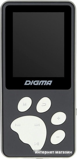 MP3 плеер Digma S4 8GB (серый/серебристый)