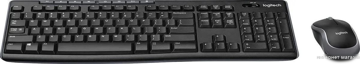 Клавиатура + мышь Logitech Wireless Combo MK270 920-004509