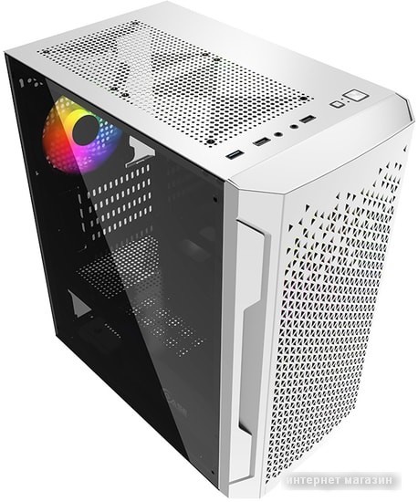 Корпус Powercase Mistral Micro Z3W Mesh LED