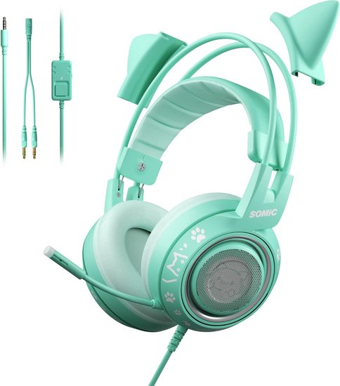 Наушники Somic G951S (бирюзовый)