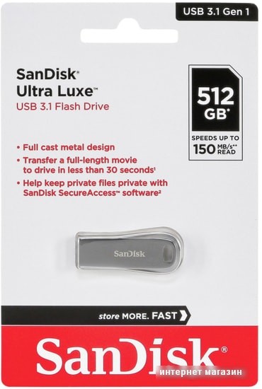 USB Flash SanDisk Ultra Luxe USB 3.1 512GB