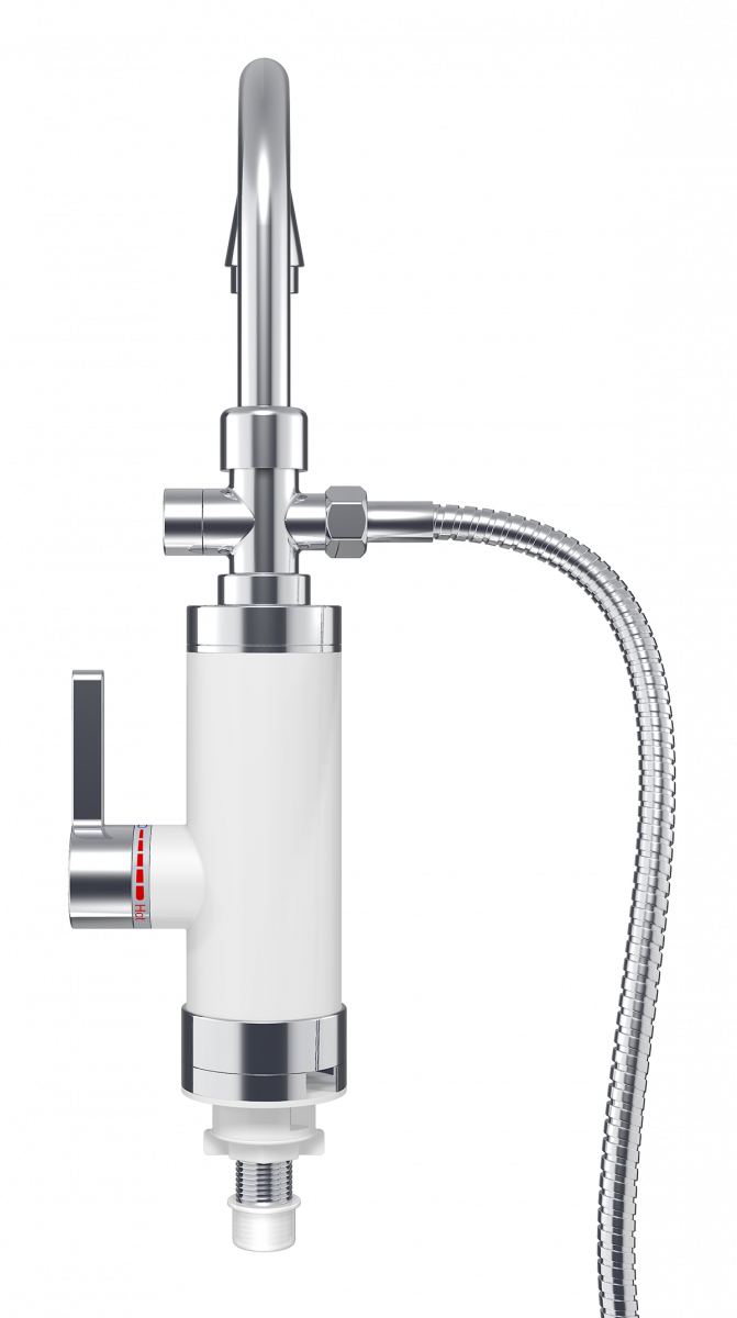 Проточный электрический водонагреватель кран+душ Thermex Focus 3000
