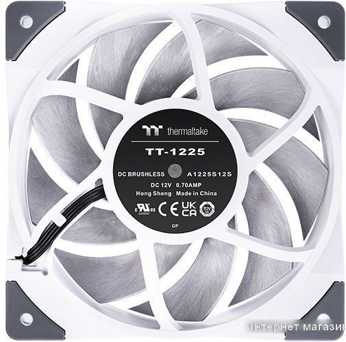 Вентилятор для корпуса Thermaltake ToughFan 12 White CL-F117-PL12WT-A