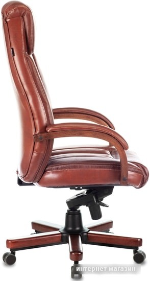 Кресло Бюрократ T-9922WALNUT/CHOK (светло-коричневый)