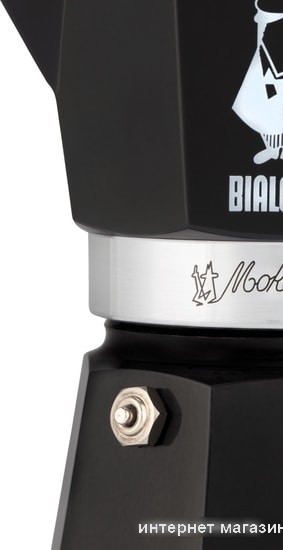 Гейзерная кофеварка Bialetti Moka Express (3 порции, черный)