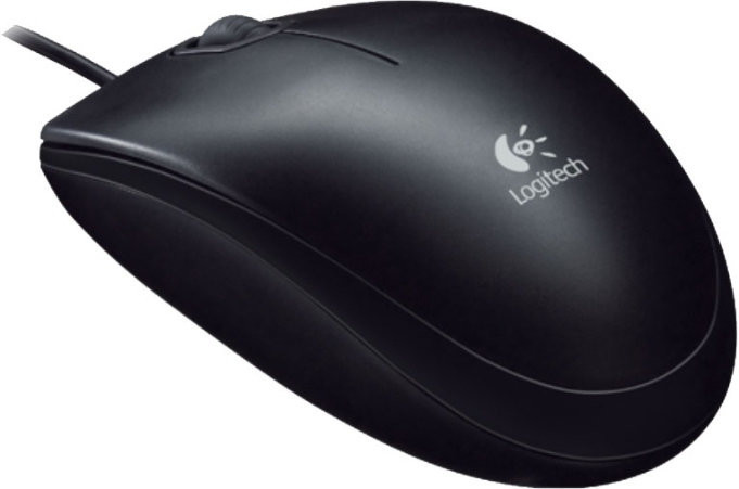 Мышь Logitech B100 Optical USB Mouse (910-003357)