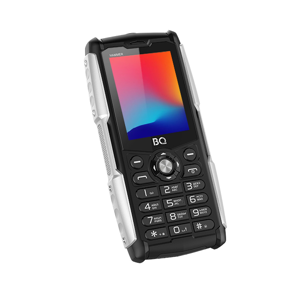 Мобильный телефон BQ-Mobile BQ-2449 Hammer (черный)