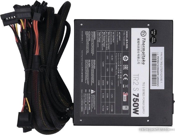 Блок питания Thermaltake TR2 S 750W PS-TRS-0750NN2AWE-1