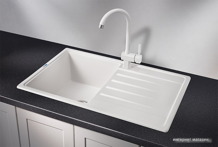 Кухонная мойка Granula ST-7602 (белый)