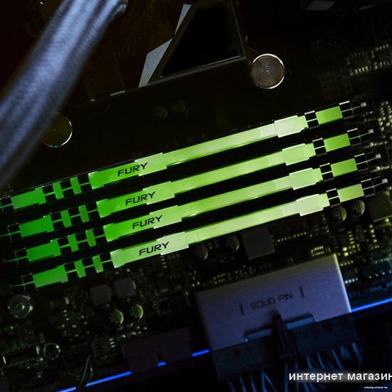 Оперативная память Kingston FURY Beast RGB 2x8ГБ DDR4 3733 МГц KF437C19BB2AK2/16
