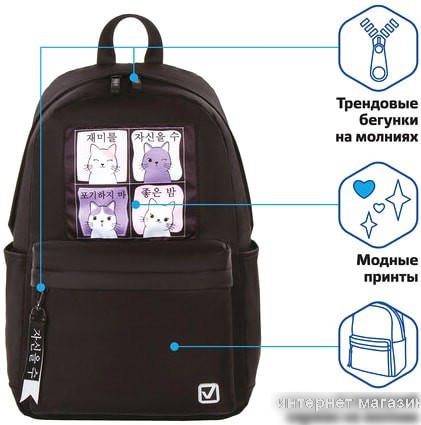 Рюкзак BRAUBERG Friendly cats 229965