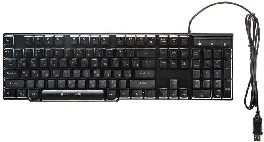 Клавиатура Oklick 780G Slayer [412899]