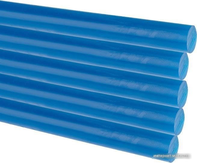 Клеевые стержни Rexant 09-1272 (10 шт, синий)