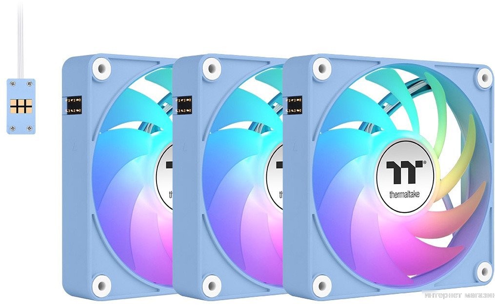 Набор вентиляторов Thermaltake CT140 EX Reverse ARGB CL-F199-PL14BU-A
