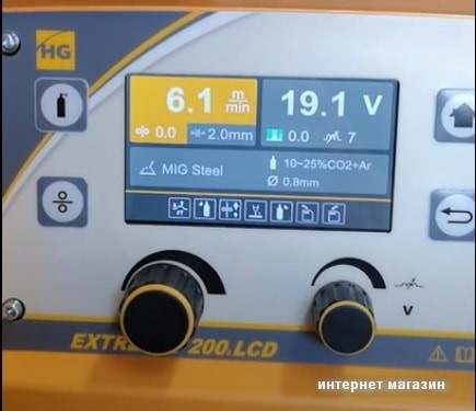 Сварочный инвертор HUGONG Extremig 200 III LCD