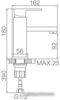 Смеситель Ledeme L1033B