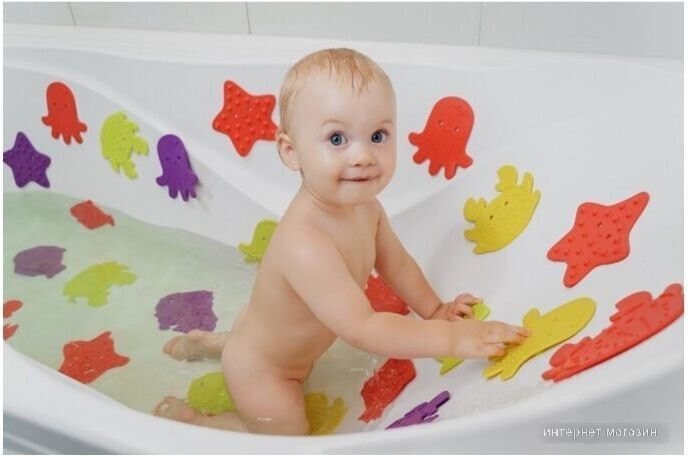 Комплект ковриков для купания Roxy Kids RBM-010-8 8шт