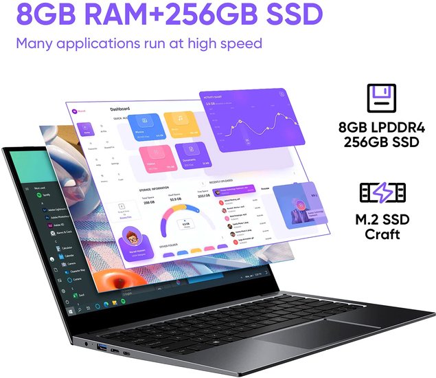 Ноутбук Chuwi HeroBook Pro N4020 8GB+256GB