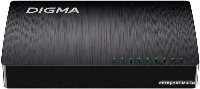 Неуправляемый коммутатор Digma DSW-108GE