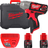 Гайковерт Milwaukee M12 M12BIW12-202C 4933447133 (с 2-мя АКБ, кейс)
