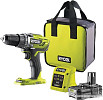 Дрель-шуруповерт Ryobi R18DD3-115S 5133005301 (с 1-им АКБ 1.5 Ач, сумка)