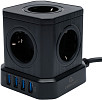 Сетевой фильтр Cablexpert TWR-5-U4-B-2
