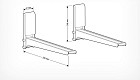 Кронштейн Holder MWS-2005 (металлик)