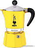 Гейзерная кофеварка Bialetti Rainbow (3 порции, желтый)